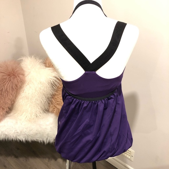 Lululemon two layered tank top with built in bra - Picture 5 of 8